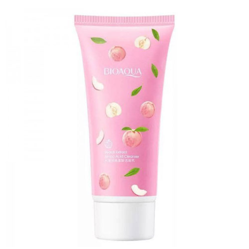 فوم شستشو آمینو اسید عصاره هلو بیواکوا ا Bioaqua Peach Extract Amino Acid Foam Cleanser — تصویر ۶