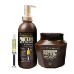 شامپو و ماسک کراتین کوئین مدل پروتئین برزیلین ا Keratin Queen Brazilian Protein Shampoo and Mask
