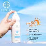 اسپری ضد آفتاب بی رنگ استیلن SPF50 مدل ULTRA ا Estelin Ultra Light Hydrating Invisible Sunscreen Spray SPF50 PA - Image 2
