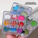پالت سایه چشم 9 رنگ برند می.س لا.را با پیگمنت بالا ا Miss Lara 9 Colors Eye Shadow Palette - Image 2