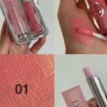 پک بالم لب،لیپ گلاس طرح دیور ا Dior lip balm and lip gloss pack - Image 2