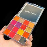 پالت سایه چشم 16 رنگ برند می.س لا.را با پیگمنت بالا ا Miss Lara 16 Colors Eye Shadow Palette - Image 2