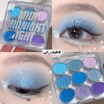 پالت سایه چشم 9 رنگ برند می.س لا.را با پیگمنت بالا ا Miss Lara 9 Colors Eye Shadow Palette - Image 5