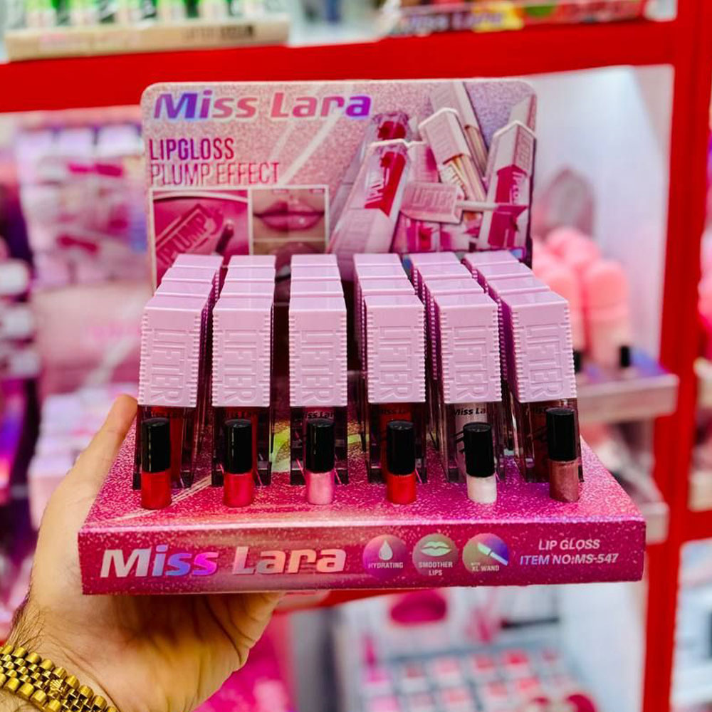 346bc4-3 برق لب شاین دار و حجم دهنده لب میس لارا ا HIGH-GLITTER LIP GLOSS BRILLO LABIAL MISS LARA - Image 1