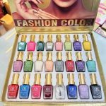 لاک کتابی سی آر کایرو دارای 24 رنگ جذاب ا CR cariuo nail polish
